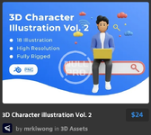 3D Character illustration Vol. 2.webp