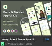 Uwang - Bank & Finance Apps UI KIT.webp