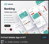 FinTech Mobile App UI KIT.webp