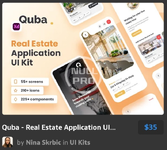 Quba - Real Estate Application UI Kit for Adobe XD.webp