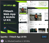 Sportly - Fittech App UI Kit.webp