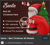 Santa – Best Christmas 3D Models.webp