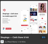 Shopingo — Cloth Store UI kit.webp