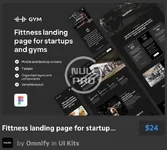 Fittness landing page for startups and gyms.webp