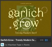 Garlich Grow - Trendy Modern Serif.webp