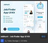 Jobhunt - Job Finder App UI Kit.webp