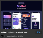 Mallet - Light mode & Dark mode UI Kit.webp