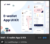 MeFi - E-wallet App UI Kit.webp