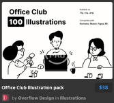 Office Club Illustration pack.webp