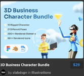 3D Business Character Bundle.webp