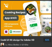 Cooki UI Kit design for Adobe XD.webp