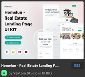 Homelun - Real Estate Landing Page UI KIT.webp