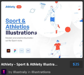 Athlety - Sport & Athlety Illustration Set.webp