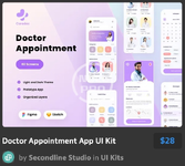 Doctor Appointment App UI Kit.webp