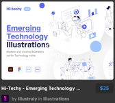 Hi-Techy - Emerging Technology Illustration Set.webp