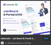 Jobhuntly - Job Board & Portal UI Kit.webp