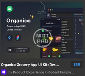 Organico Grocery App UI Kit (Design + Code).webp