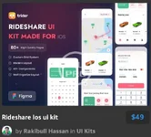 Rideshare Ios ui kit.webp