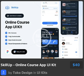 SkillUp - Online Course App UI Kit.webp