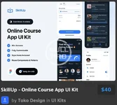 SkillUp - Online Course App UI Kit.webp
