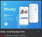 Study - eLearning App UI Kits.webp