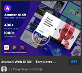 Ataman Web UI Kit – Templates For Website.webp