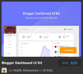 Blogger Dashboard UI Kit.webp