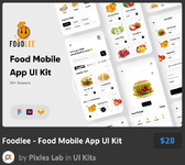 Foodlee - Food Mobile App UI Kit.webp