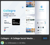 Collegro - A College Social Media App UI Kit.webp