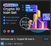 DeFicons vol. 2 - Crypto 3D Icon Set.webp