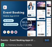 Evento - Event Booking Apps UI KIT.webp