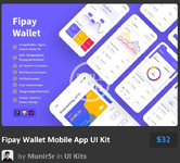 Fipay Wallet Mobile App UI Kit.webp