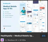 Healthpedia - Medical Mobile App UI Kit.webp