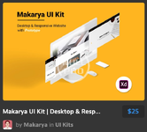 Makarya UI Kit Desktop & Responsive Website + Prototype.webp