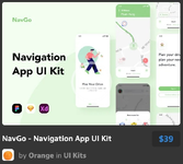 NavGo - Navigation App UI Kit.webp