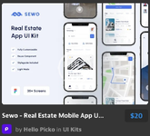 Sewo - Real Estate Mobile App UI Kit.webp