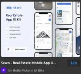 Sewo - Real Estate Mobile App UI Kit.webp