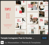 Temple Instagram Post & Stories Templates.webp