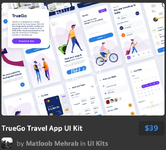 TrueGo Travel App UI Kit.webp