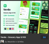 Verdo - Grocery App Ul Kit.webp