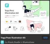 Yoga Pose Illustration Kit.webp