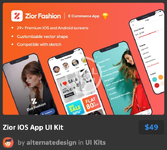 Zior iOS App UI Kit.webp
