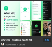 WhatsUp - Chatting App UI Kit.webp