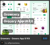 Growcery - Grocery App UI Kit.webp