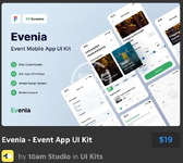 Evenia - Event App UI Kit.webp