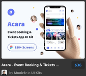 Acara - Event Booking & Tickets App UI Kit.webp