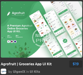 Agrofruit Groceries App UI Kit.webp