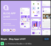 Blogie - Blog Apps UI KIT.webp