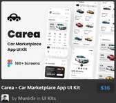 Carea - Car Marketplace App UI Kit.webp