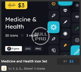 Medicine and Health Icon Set.webp